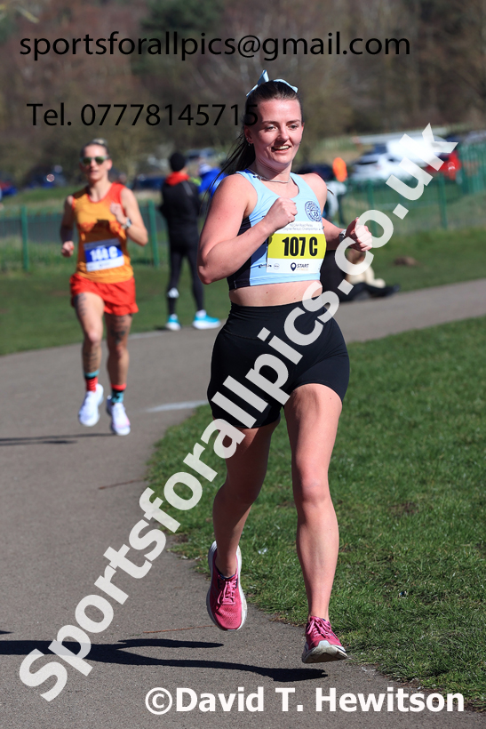 Senior Womens 2026 NECAA Royal Signals Road Relays, Hetton Lyons Country Park, Hetton le Hole. Photo: David T. Hewitson/Sports for All Pics